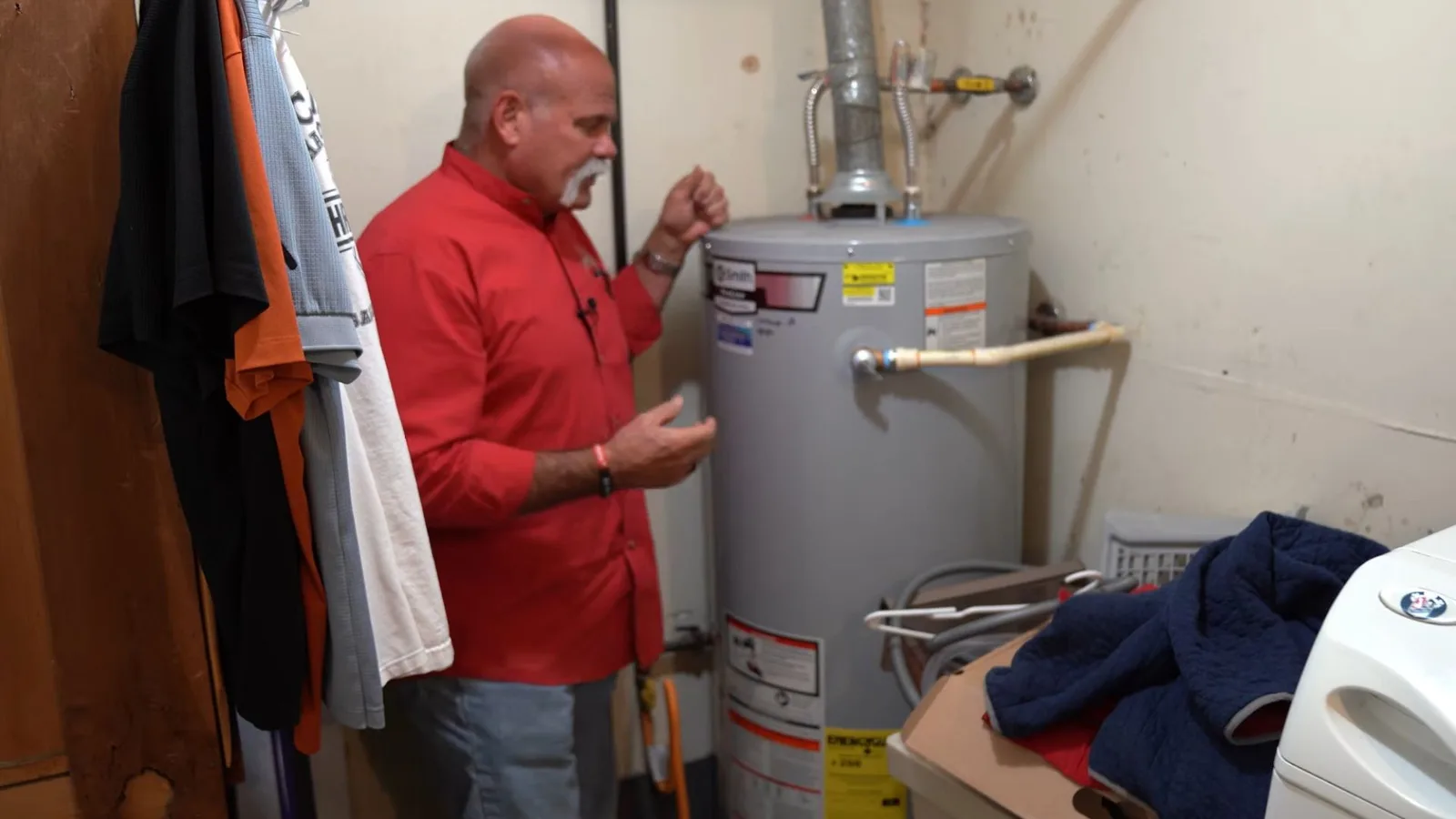 New water heater installation in a Mansfield-area home